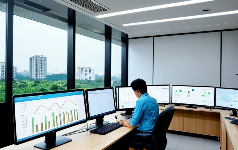 정량적 기법을 통한 에너지 소비 분석 - **Energy Price Impact:** "A Vietnamese family in their modest home, one person turning off the air c...