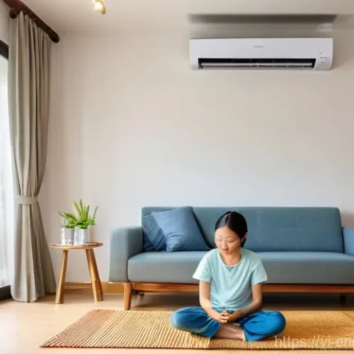 Home 27 에너지 소비자의 행동 변화에 대한 연구 - **A modern Vietnamese family practicing energy-saving habits at home.**
"A cozy and well-lit liv...
